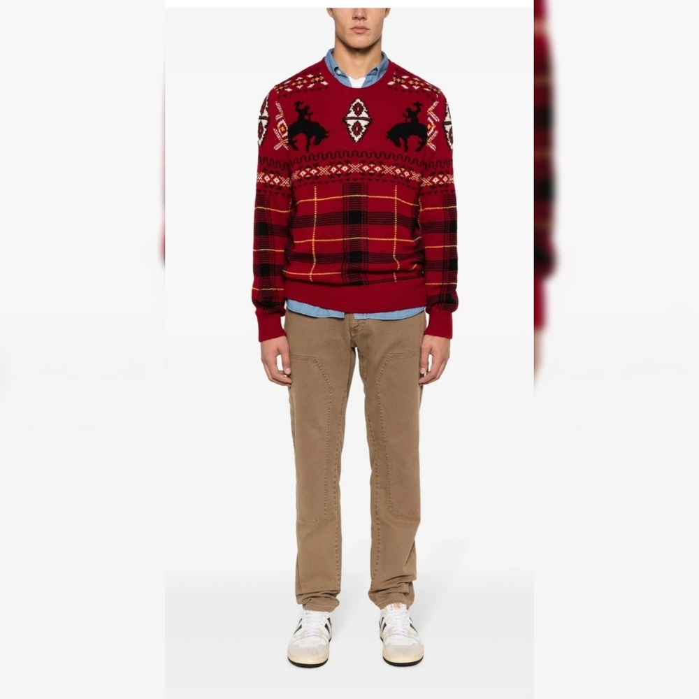 NWT! Fair Isle-knit Wool Sweater by Polo Ralph Lauren sweater.